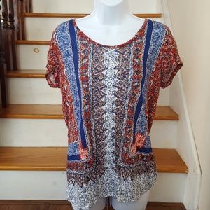Lucky Brand Boho Shirt medium